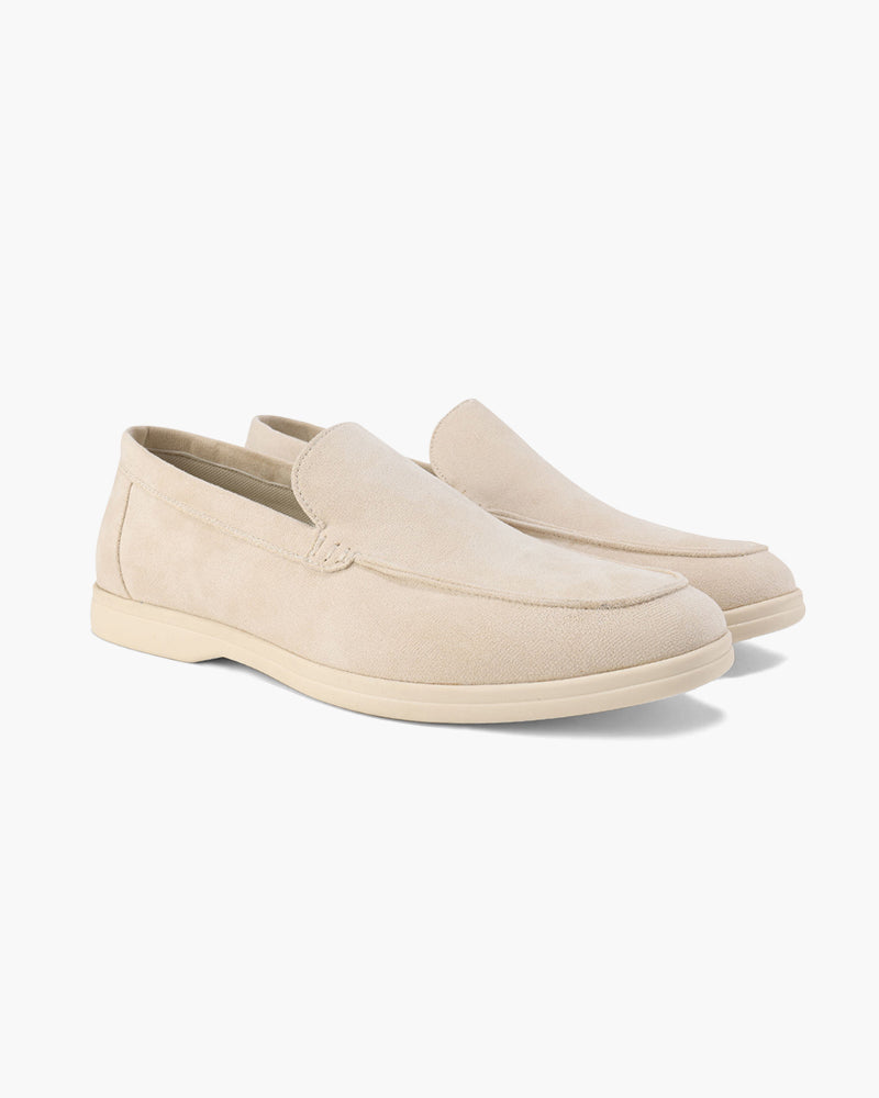 Michael Sydney men's beige loafer, side view