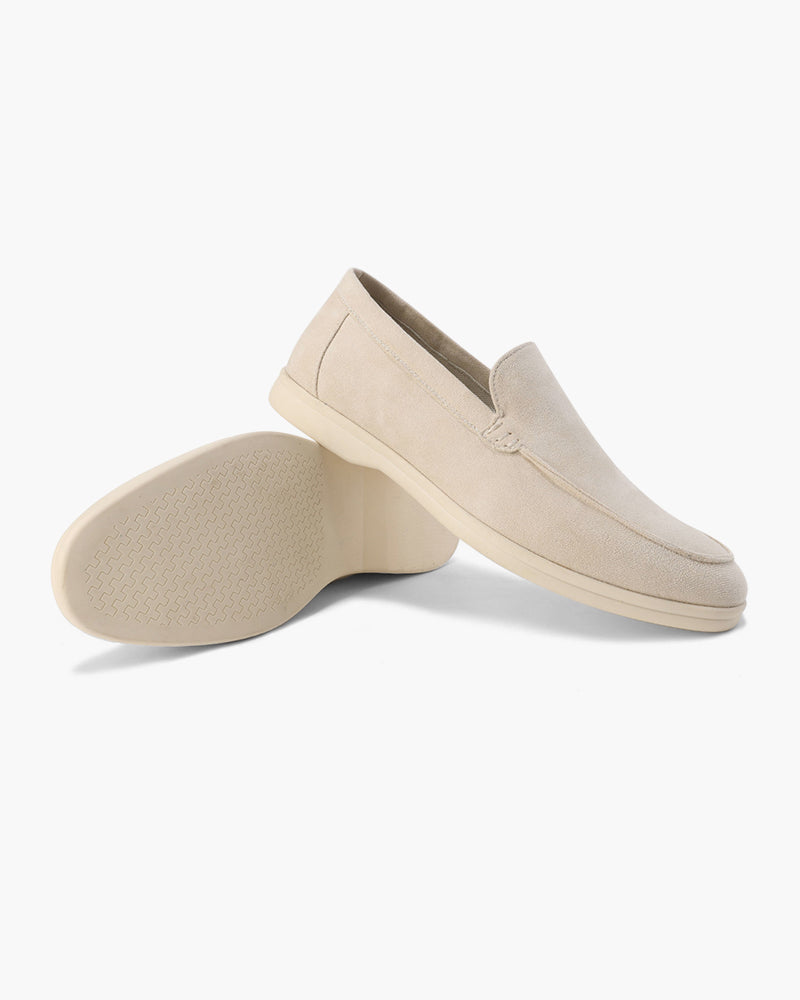 Michael Sydney men's beige loafer, side view