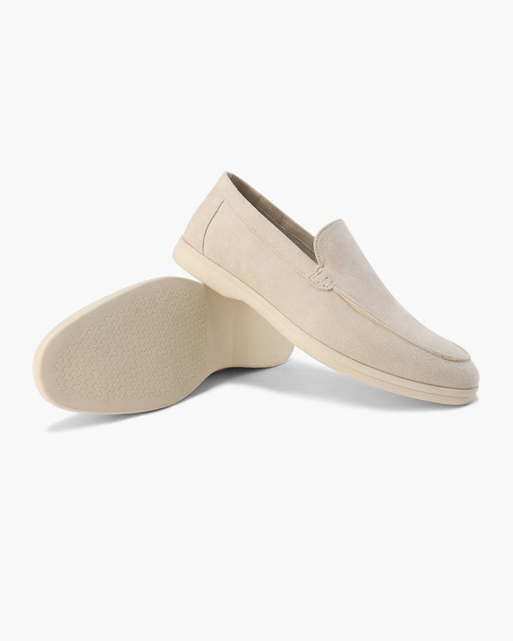 Michael Sydney men's beige loafer, side view