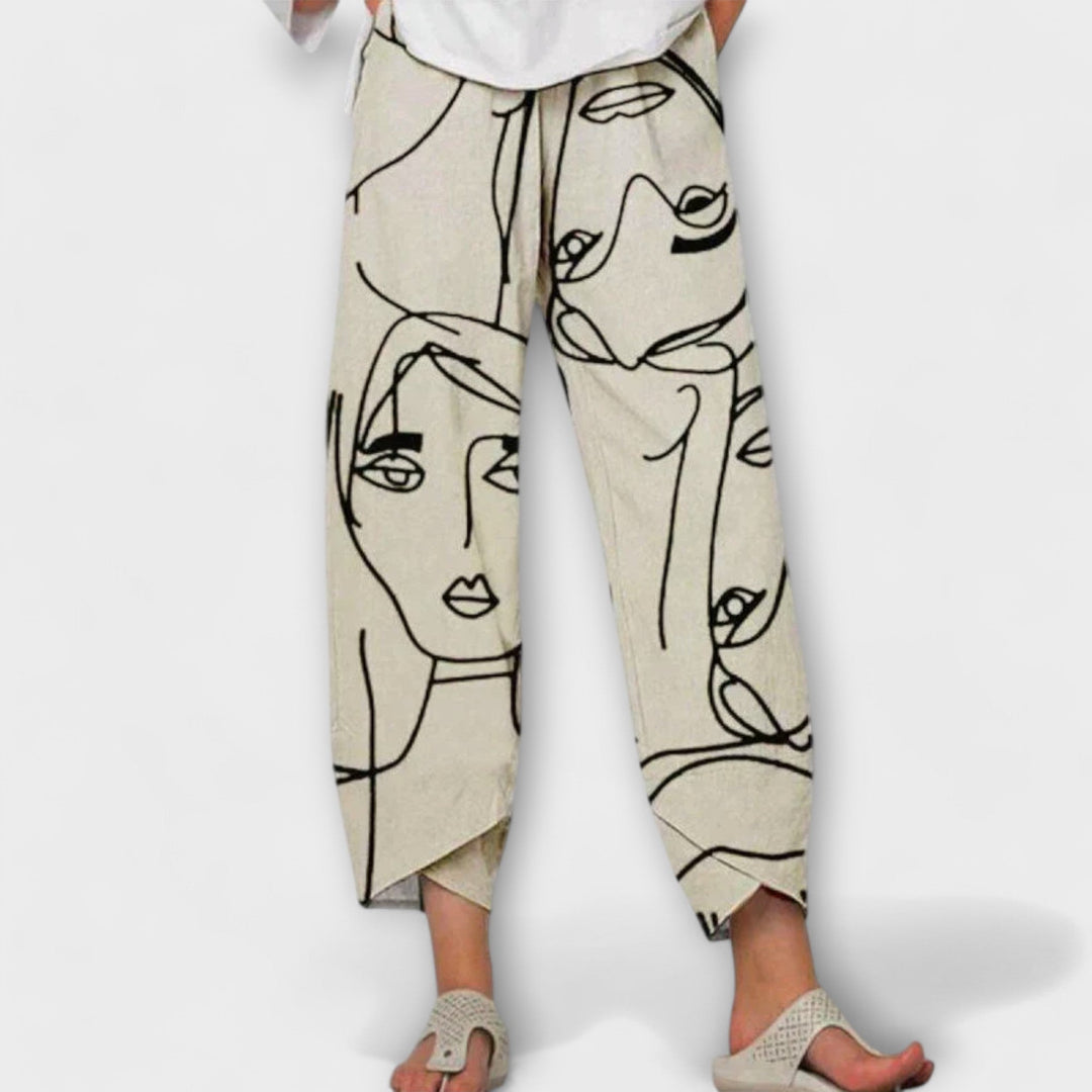 Paige™ | Artful Wide-Leg Pants