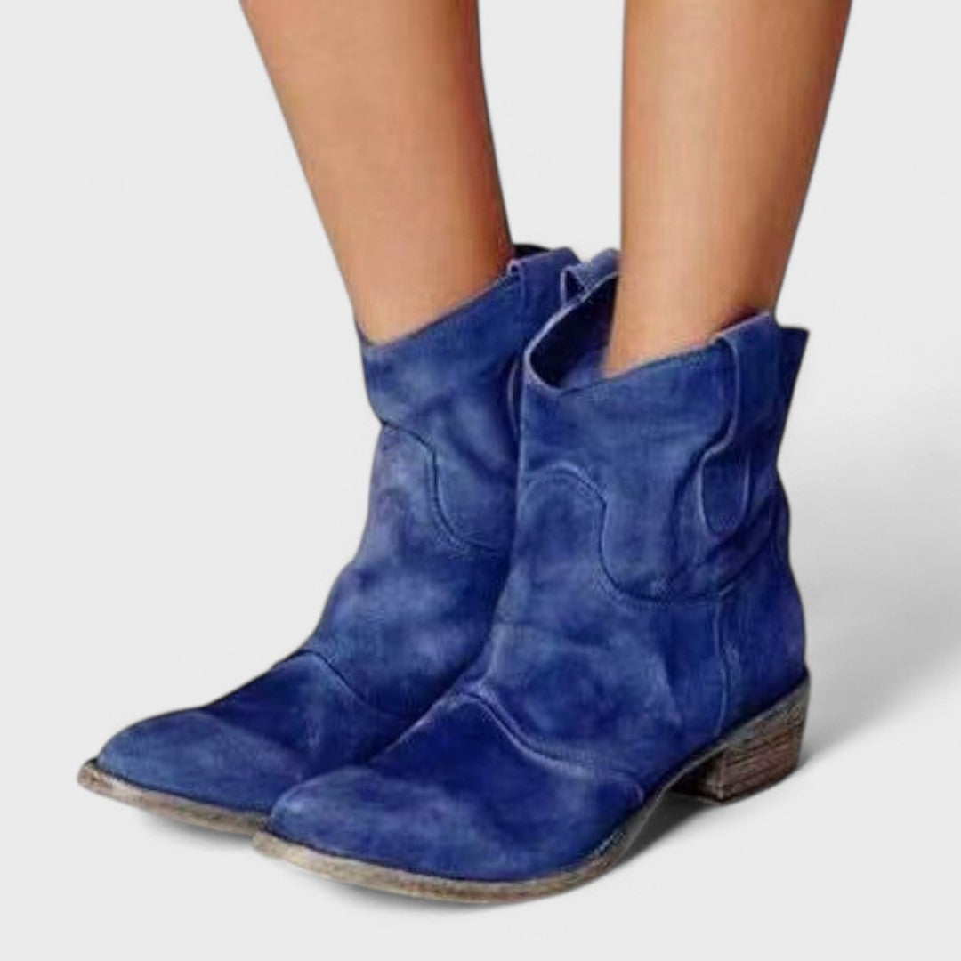 Jacinta™ | Timeless Western Ankle Boots