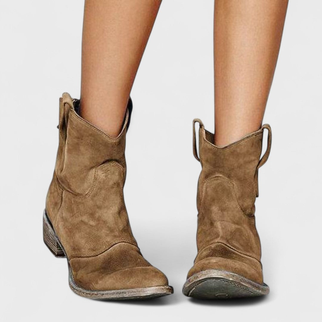 Jacinta™ | Timeless Western Ankle Boots