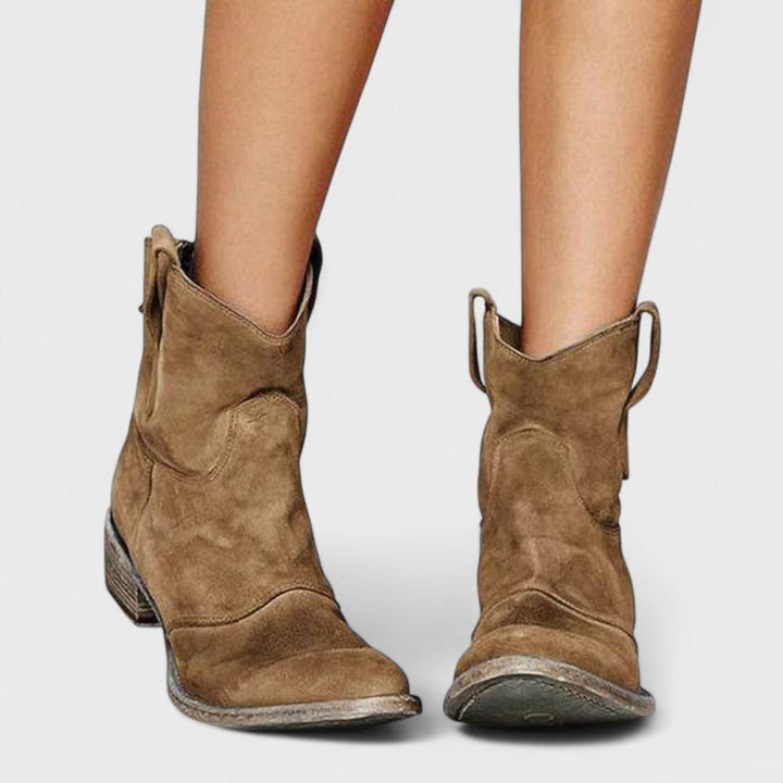 Jacinta™ | Timeless Western Ankle Boots