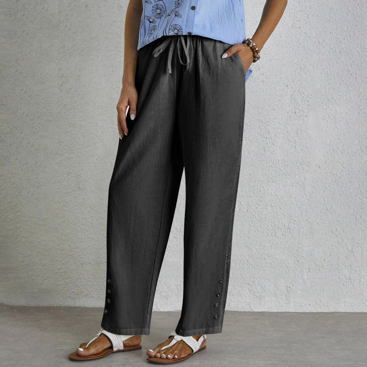 Zoe™ | Relaxed Button Pants