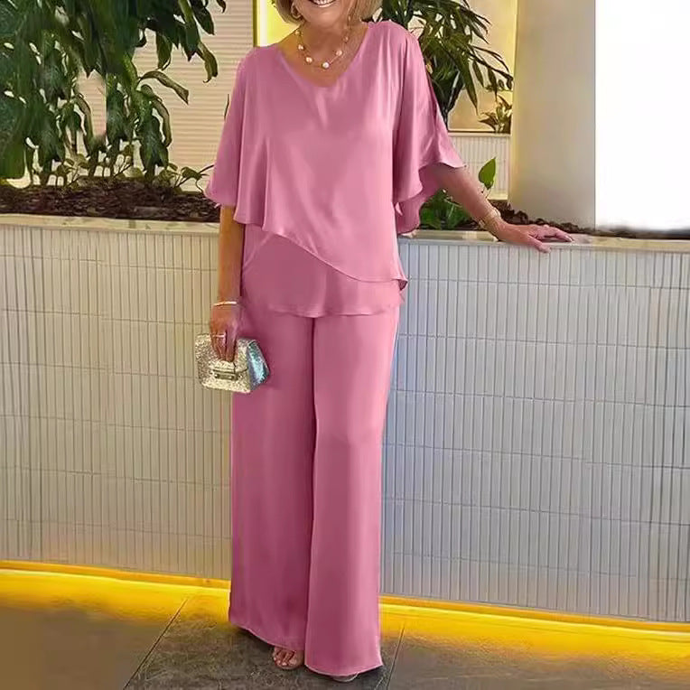 Cynthia™ | Wide-Leg Two-Piece Set