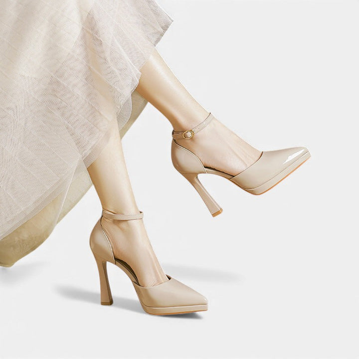 Lori™ | Pointed Ankle-Strap Pumps