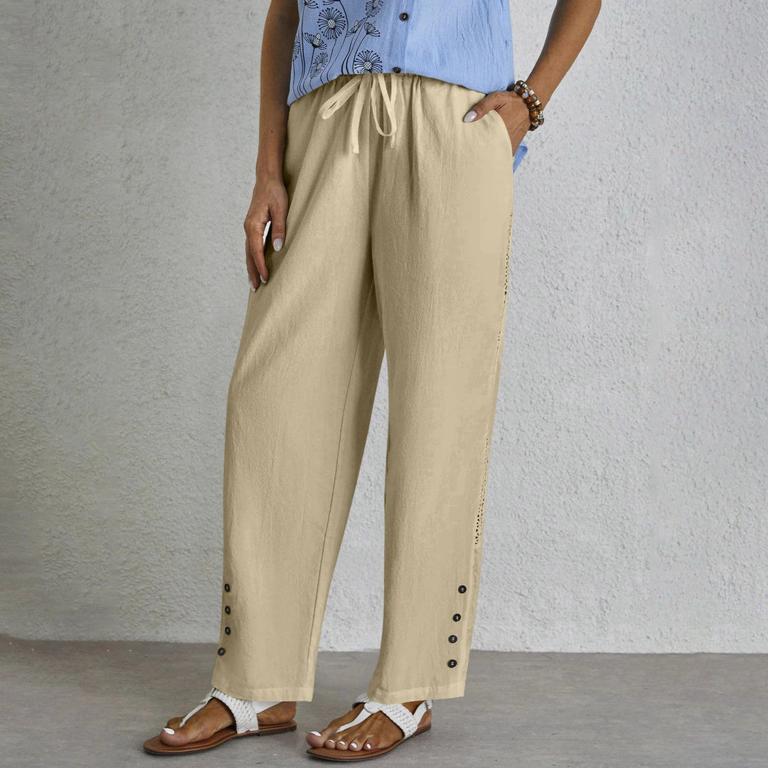 Zoe™ | Relaxed Button Pants