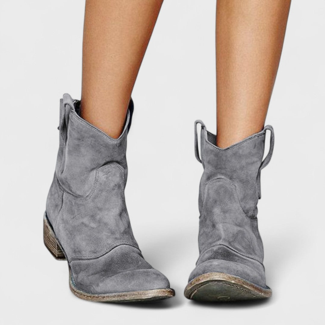 Jacinta™ | Timeless Western Ankle Boots