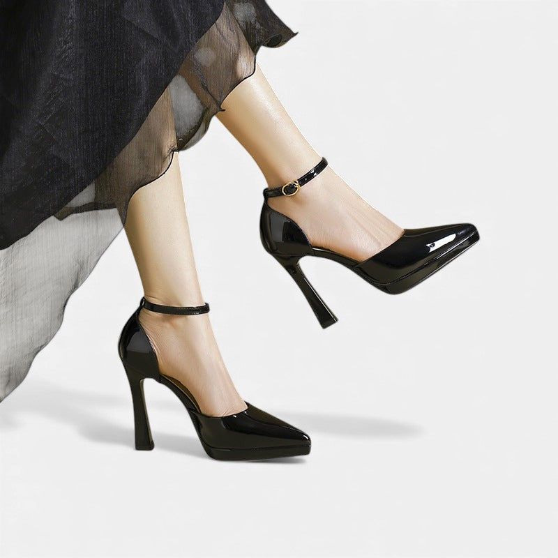 Lori™ | Pointed Ankle-Strap Pumps