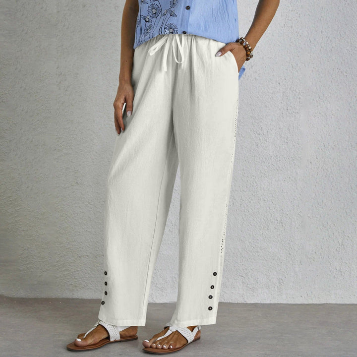 Zoe™ | Relaxed Button Pants