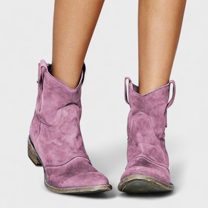 Jacinta™ | Timeless Western Ankle Boots