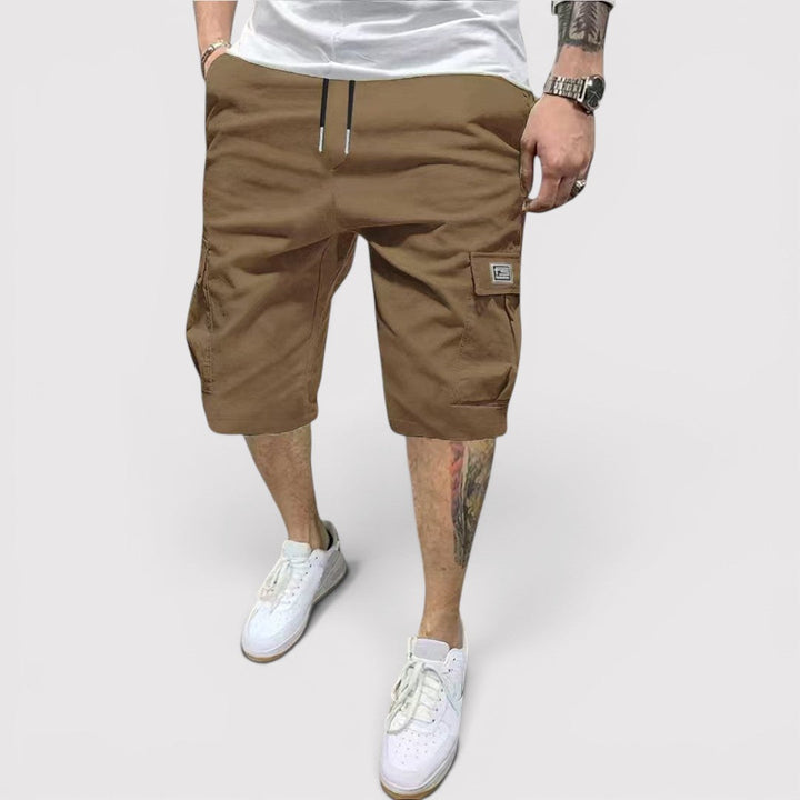 Michael Sydney men's functional cargo shorts, front view