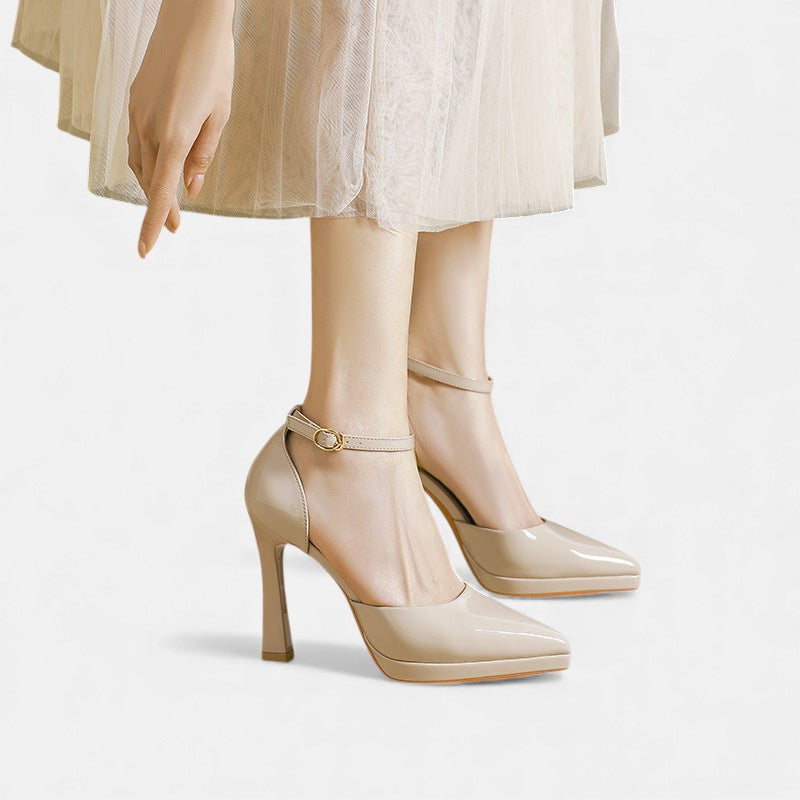 Lori™ | Pointed Ankle-Strap Pumps