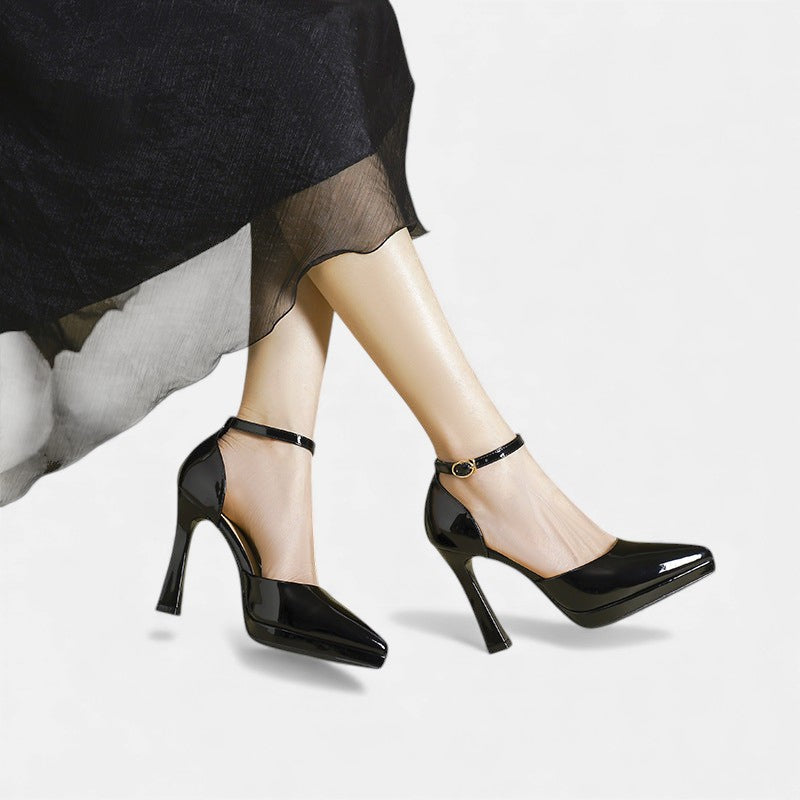 Lori™ | Pointed Ankle-Strap Pumps