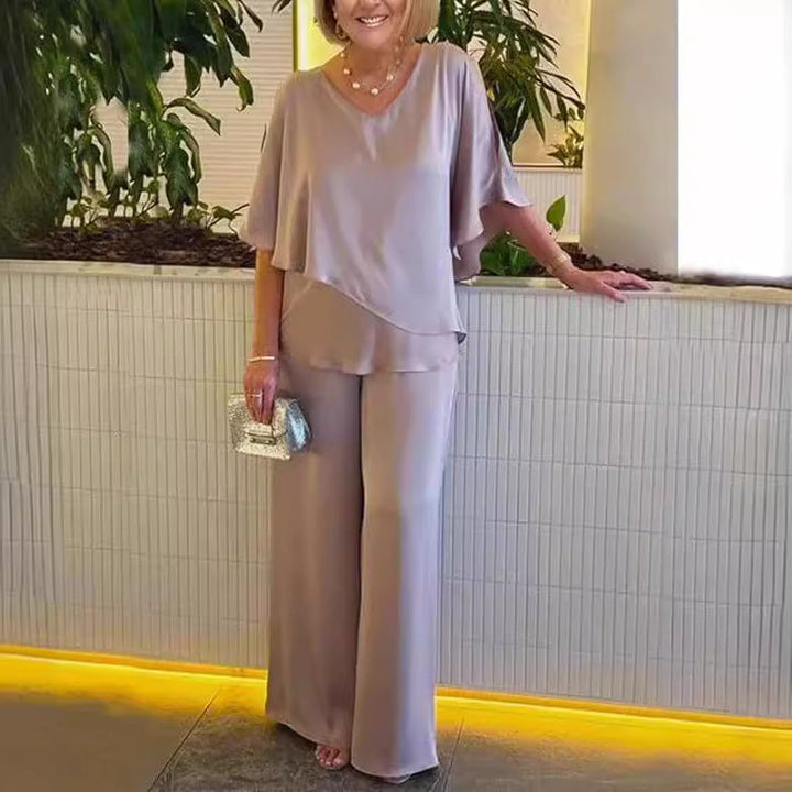 Cynthia™ | Wide-Leg Two-Piece Set