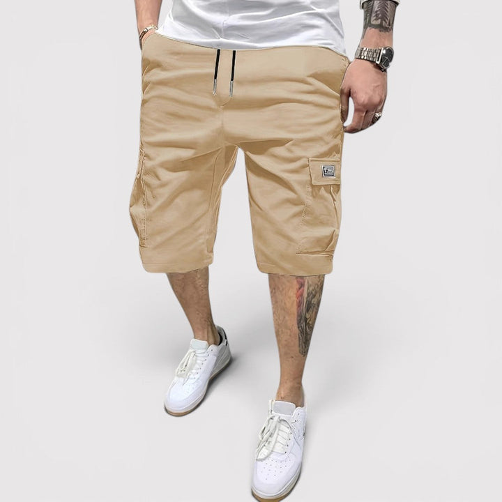 Michael Sydney men's functional cargo shorts, front view