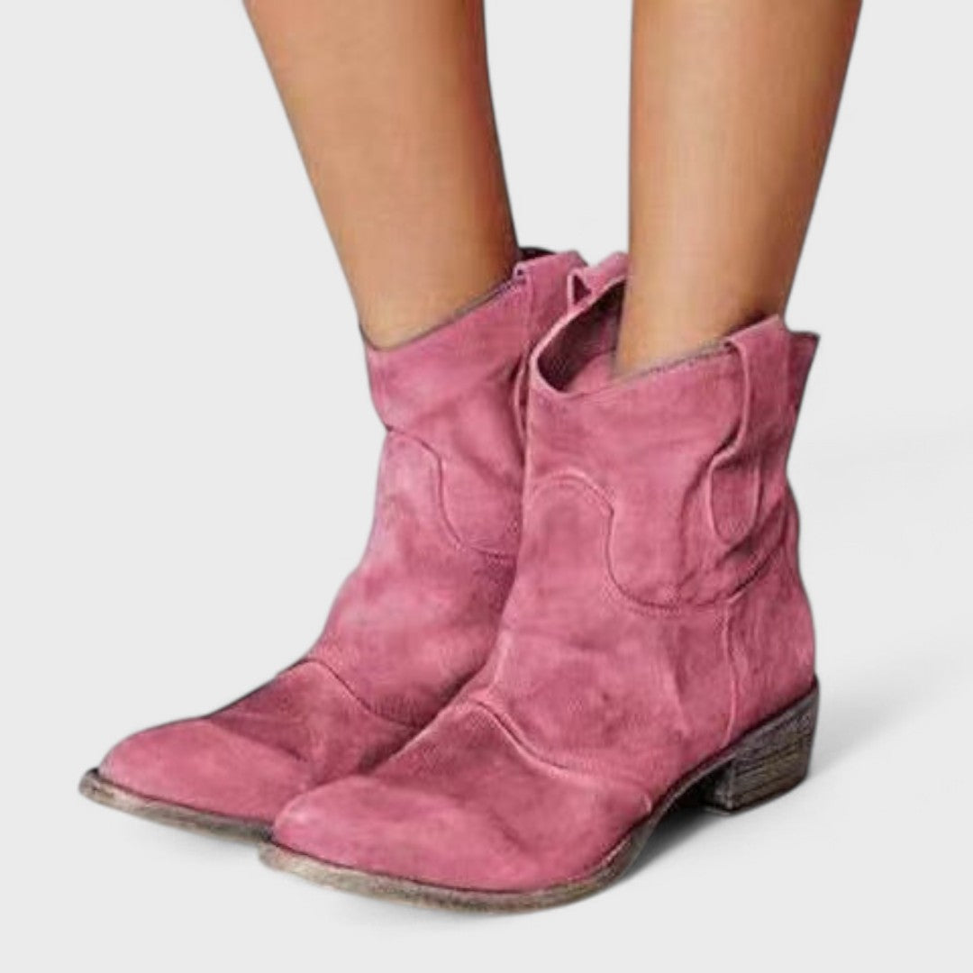 Jacinta™ | Timeless Western Ankle Boots