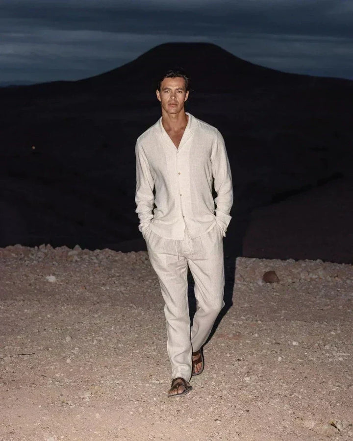 Michael Sydney men's summer set, front view