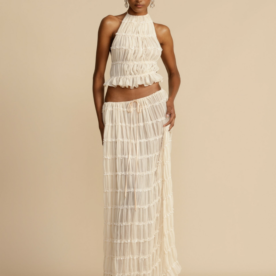 Gail™ | Strappy Top & Skirt Set