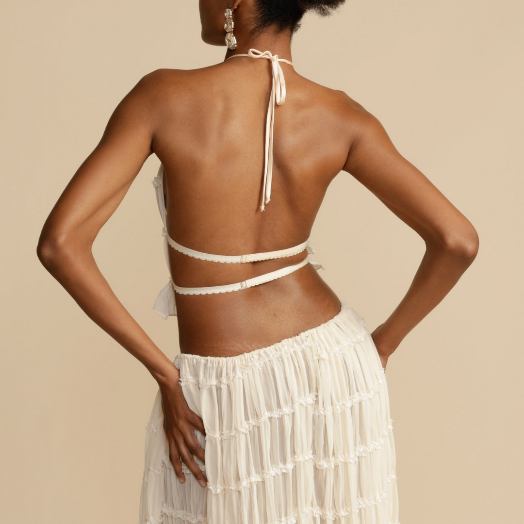 Gail™ | Strappy Top & Skirt Set