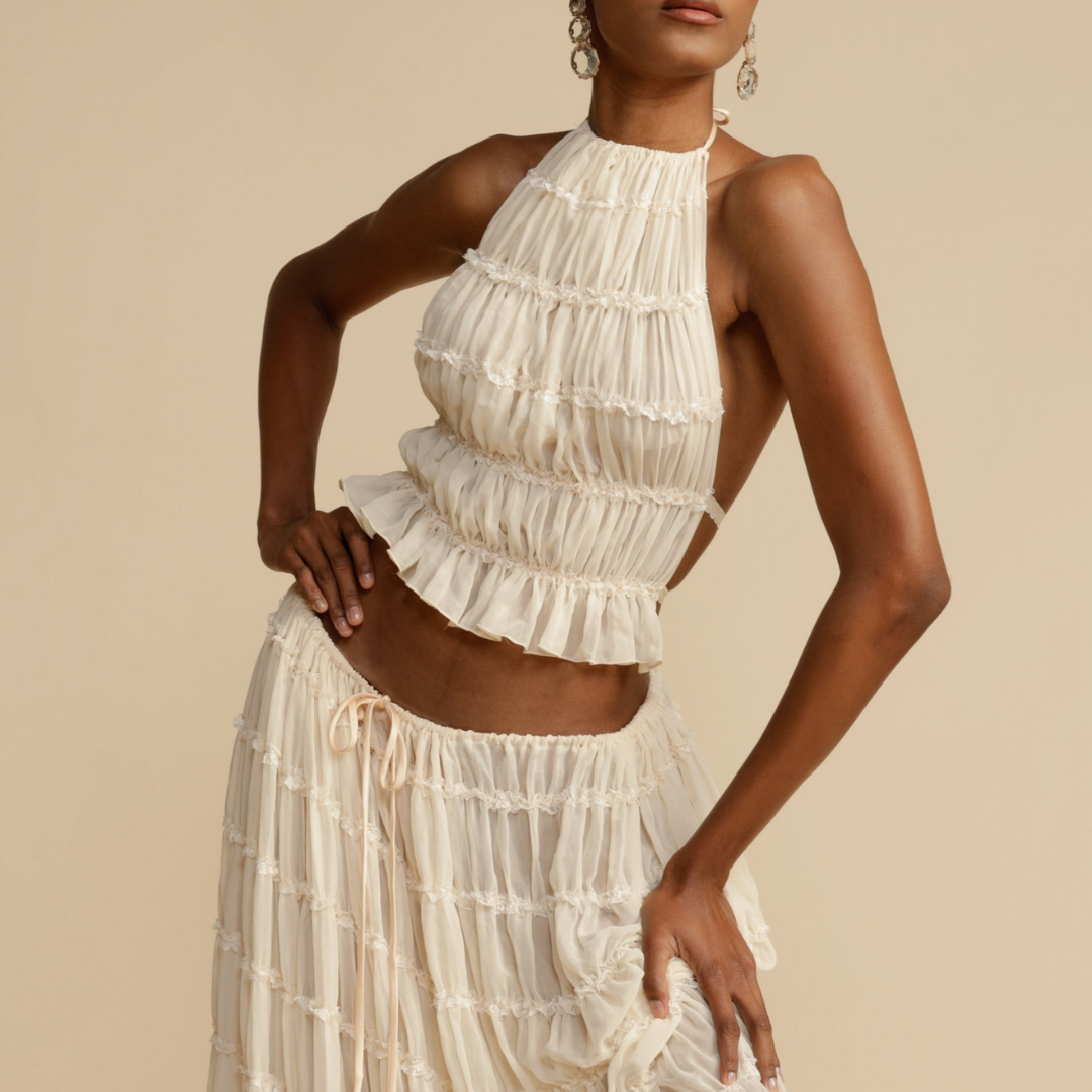 Gail™ | Strappy Top & Skirt Set