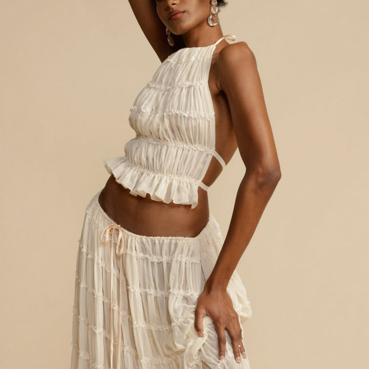 Gail™ | Strappy Top & Skirt Set