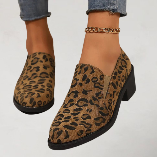 Meredith™ | Leopard-Print Loafers