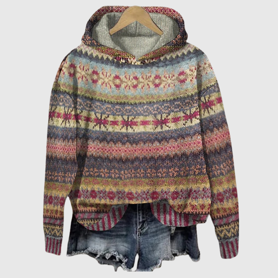 Selena™ | Retro Hooded Jumper