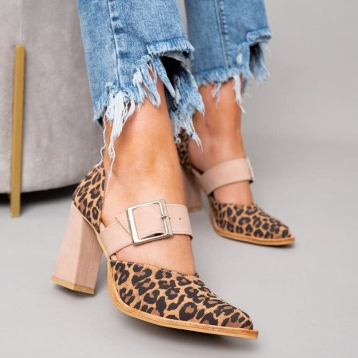 Kathleen™ | Leopard-Print Pointed Heels