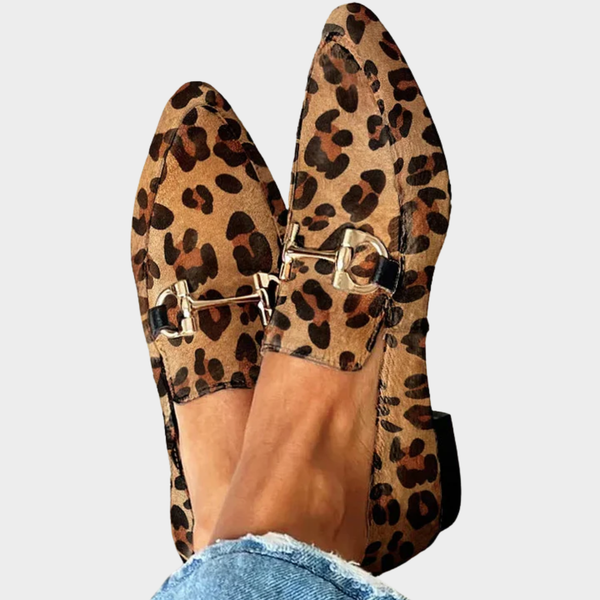 Maureen™ | Elegant Leopard Loafers
