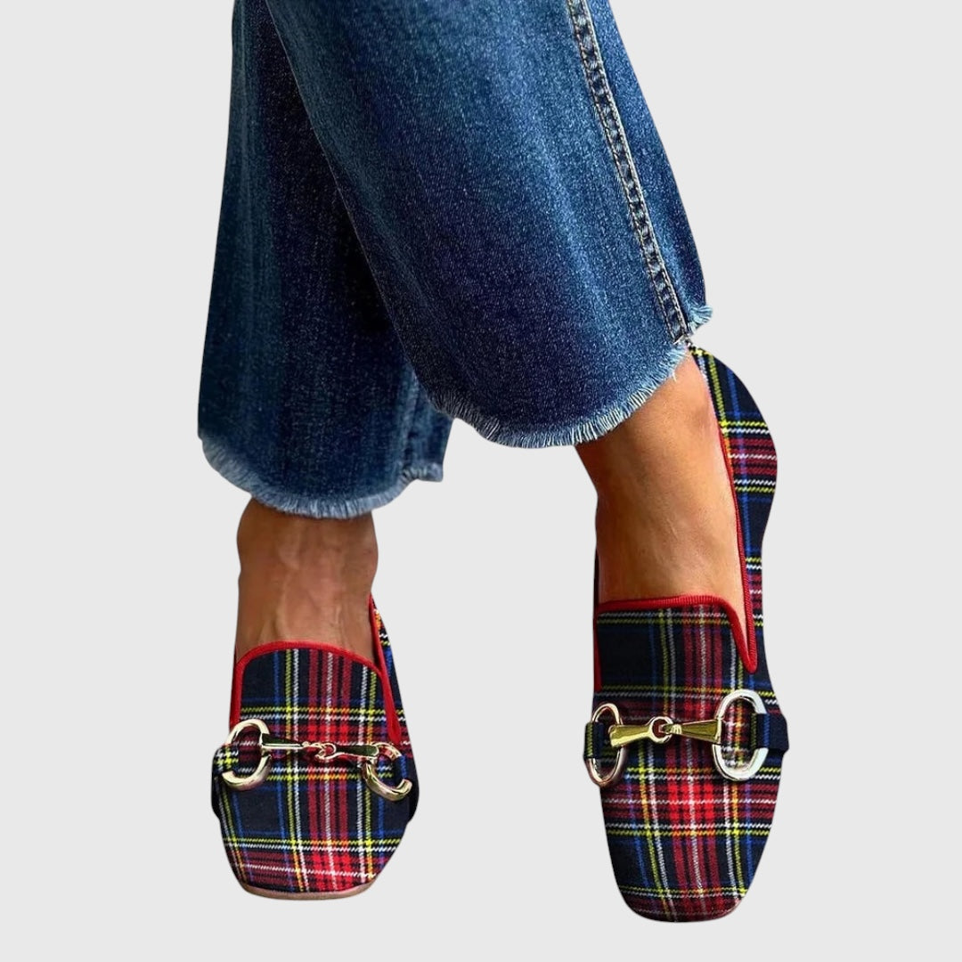 Hazel™ | Tartan Loafers