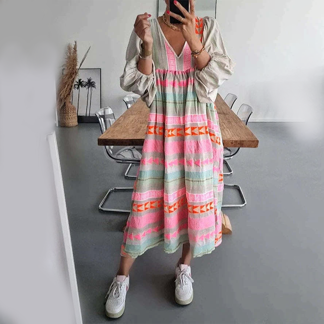 Holly™ | Colourful Boho Dress