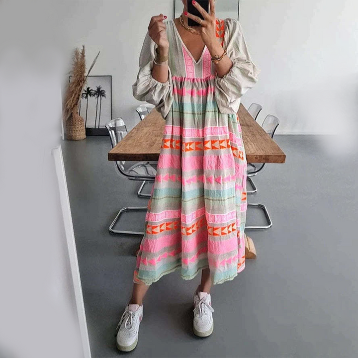 Holly™ | Colourful Boho Dress