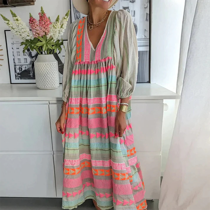 Holly™ | Colourful Boho Dress