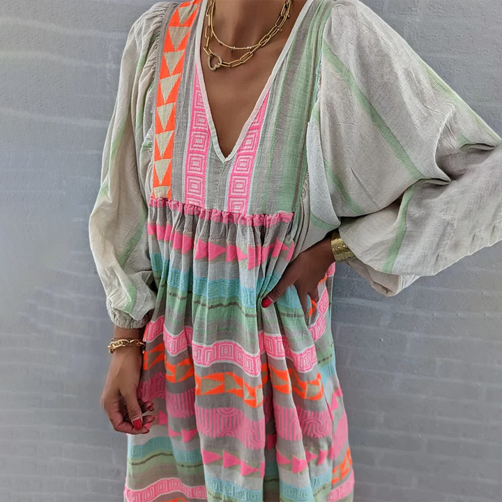 Holly™ | Colourful Boho Dress