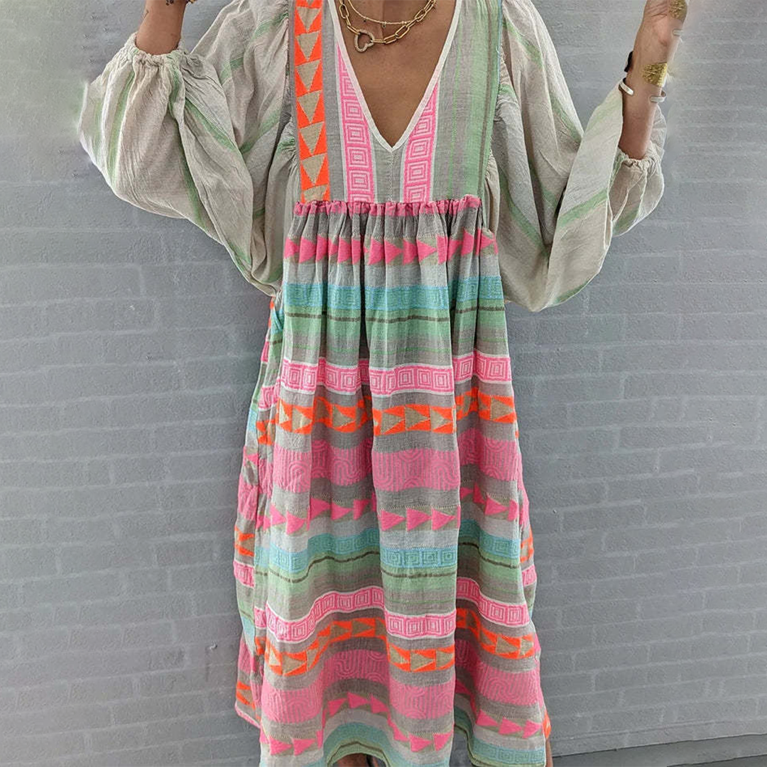 Holly™ | Colourful Boho Dress