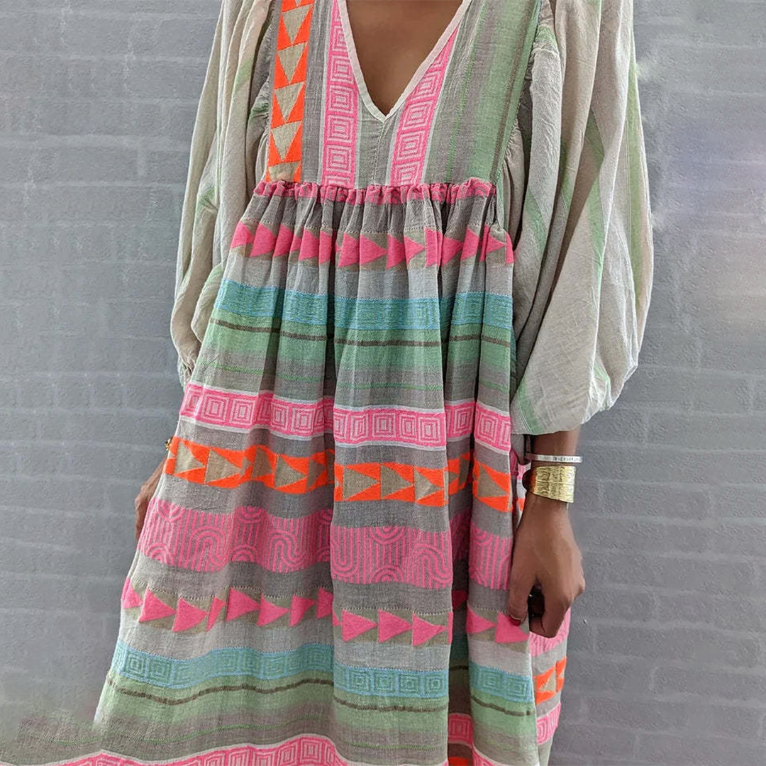 Holly™ | Colourful Boho Dress