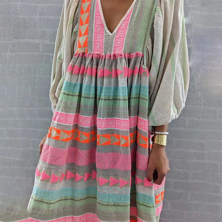 Holly™ | Colourful Boho Dress
