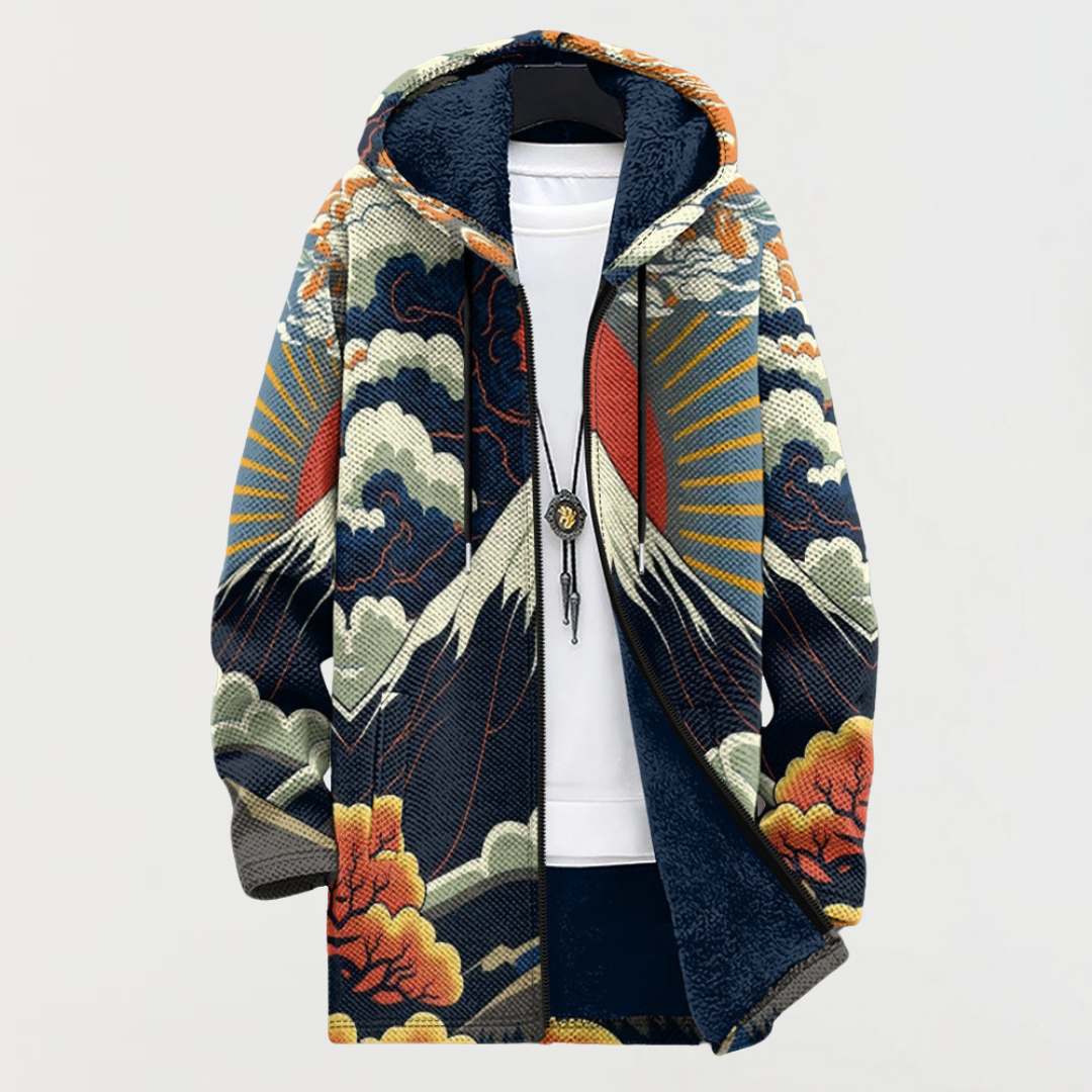 Hope™ | Hooded Jacket with Mountain Motif