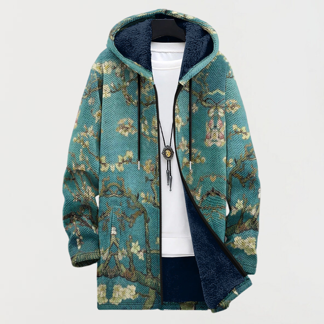 Hilda™ | Hooded Jacket with Blossom Branches