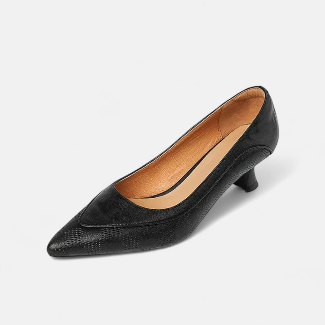 Sandra™ | Pointed Kitten-Heel Pumps