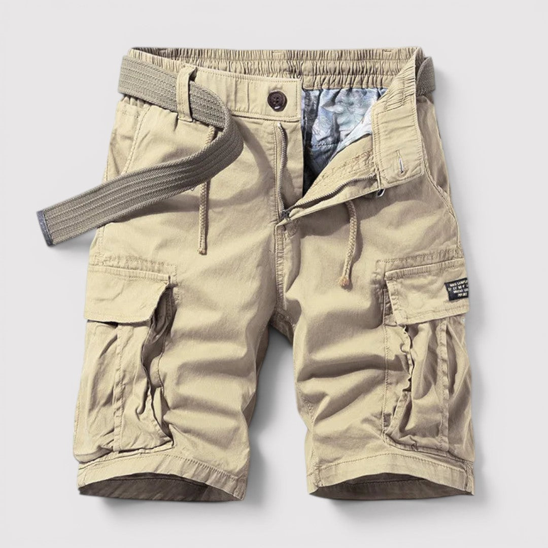 Michael Sydney men's cargo shorts, front view