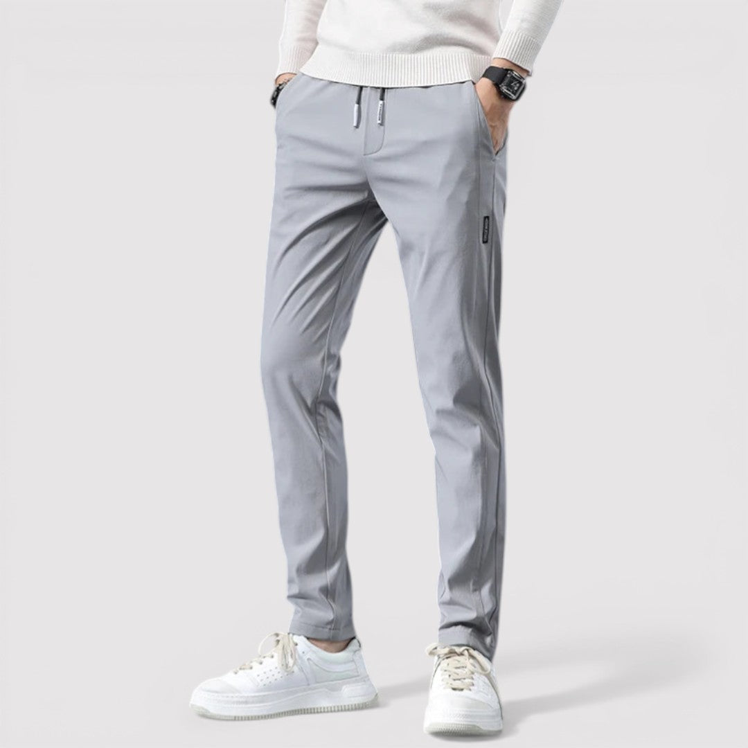 Michael Sydney men's slim pants, front view