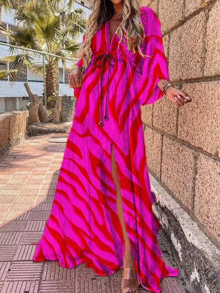 Rhonda™ | Holiday Kaftan Maxi Dress