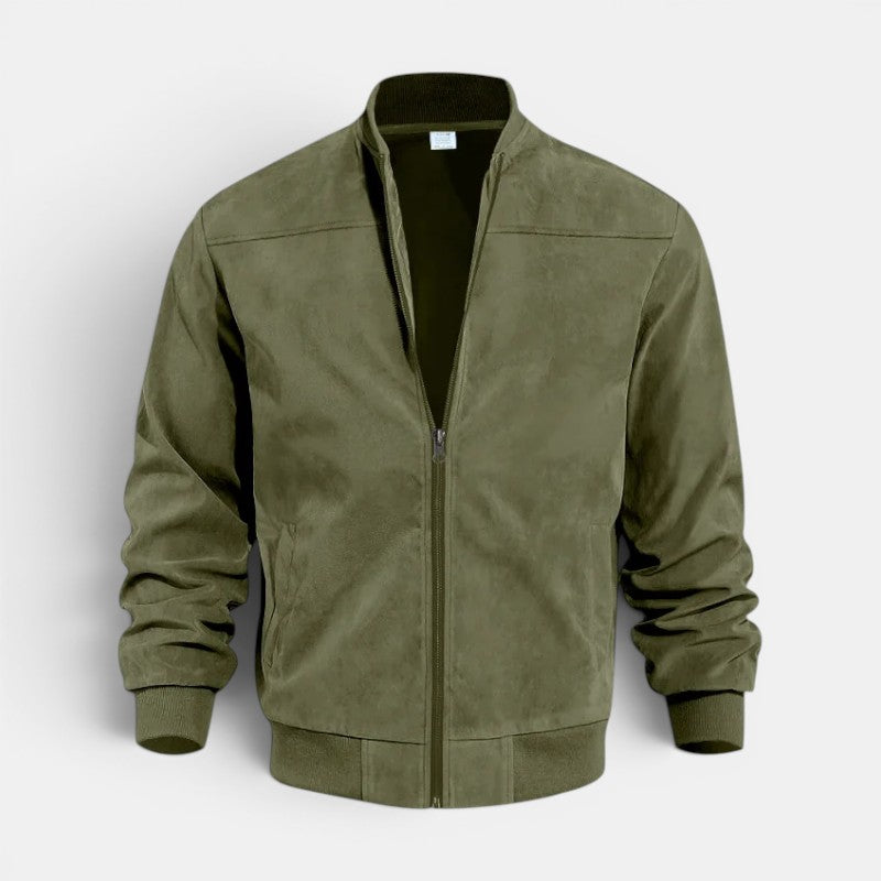 Michael Sydney men's jacket with stand collar, front view