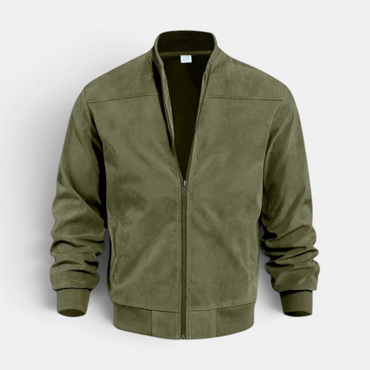 Michael Sydney men's jacket with stand collar, front view