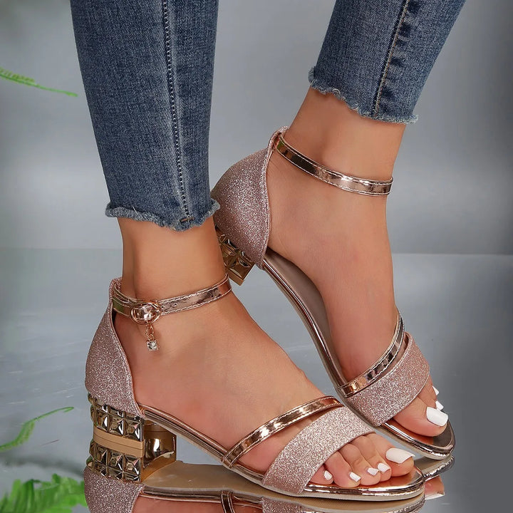 Shelby™ | Block-Heel Party Sandals
