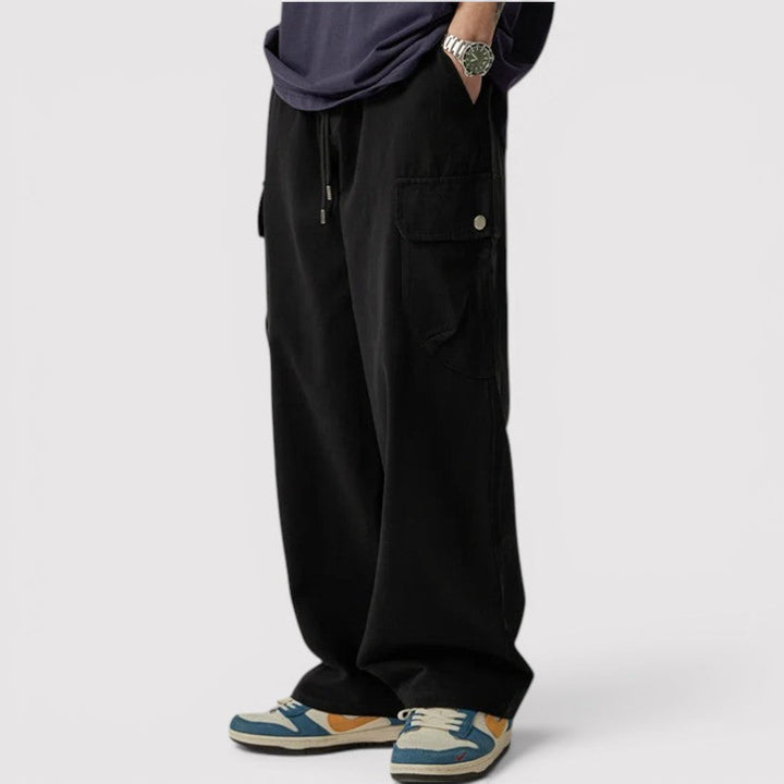 Michael Sydney men's lightweight cargo pants, front view
