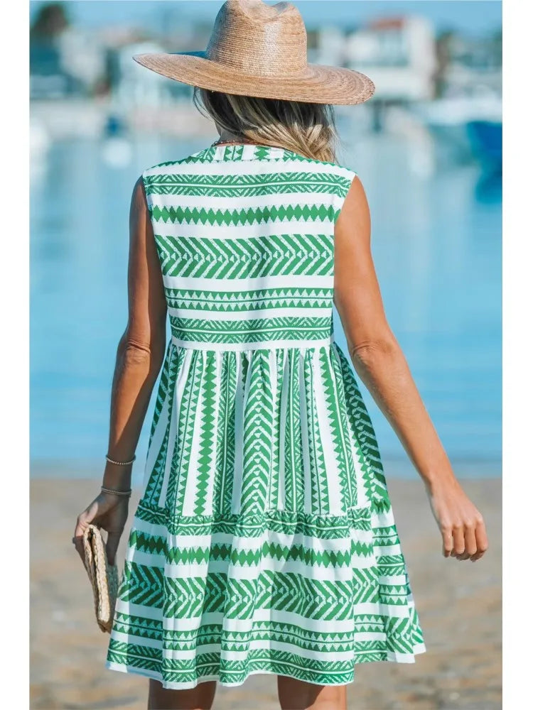 Yvonne™ | Geometric Summer Dress