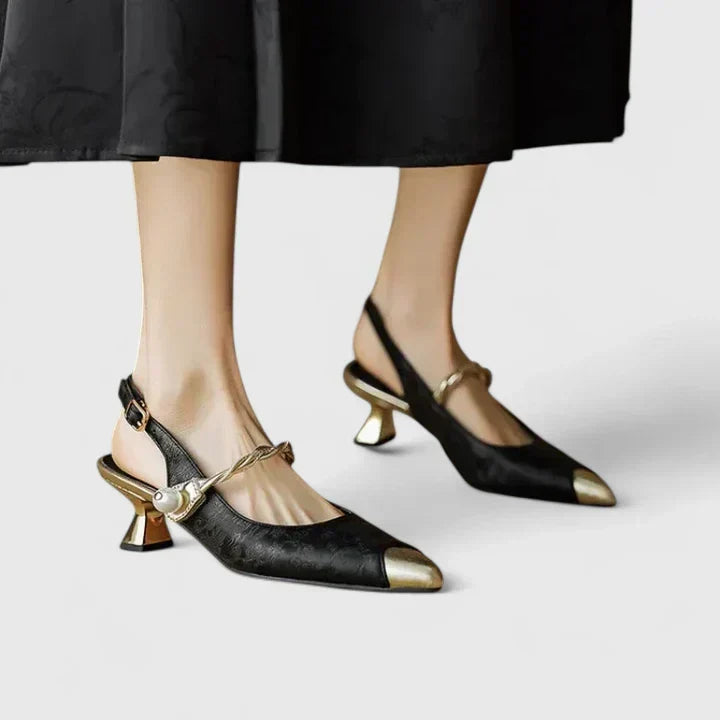 Violet™ | Cushioned Kitten Heels